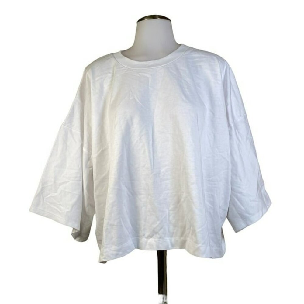 H:ours Cyndie Tee Shirt in White - Picture 6 of 11